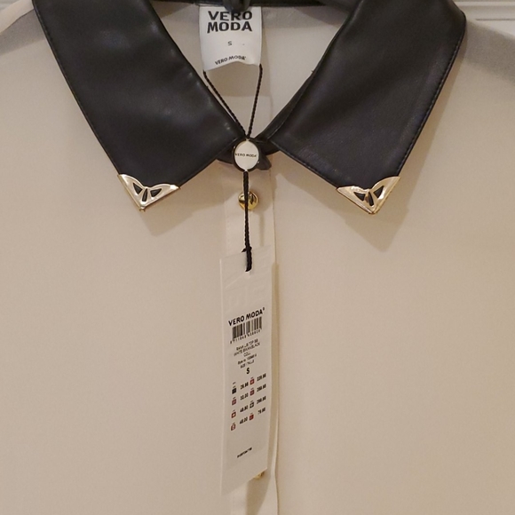 NWT Vero Moda Rana Long Sleeve Blouse - Picture 2 of 5